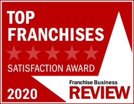 Top Franchises for Second Careers 2020 Satisfaction Award by Franchise Business Review logo